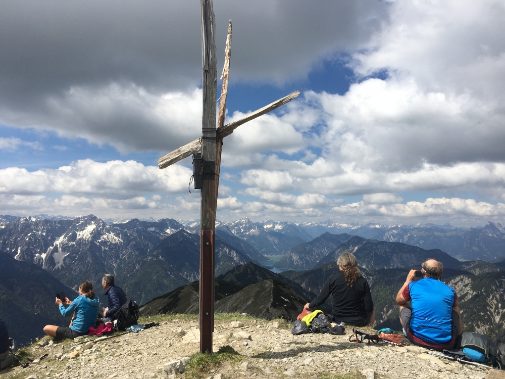 Brandjoch -> Schellschlicht: Am Gipfel