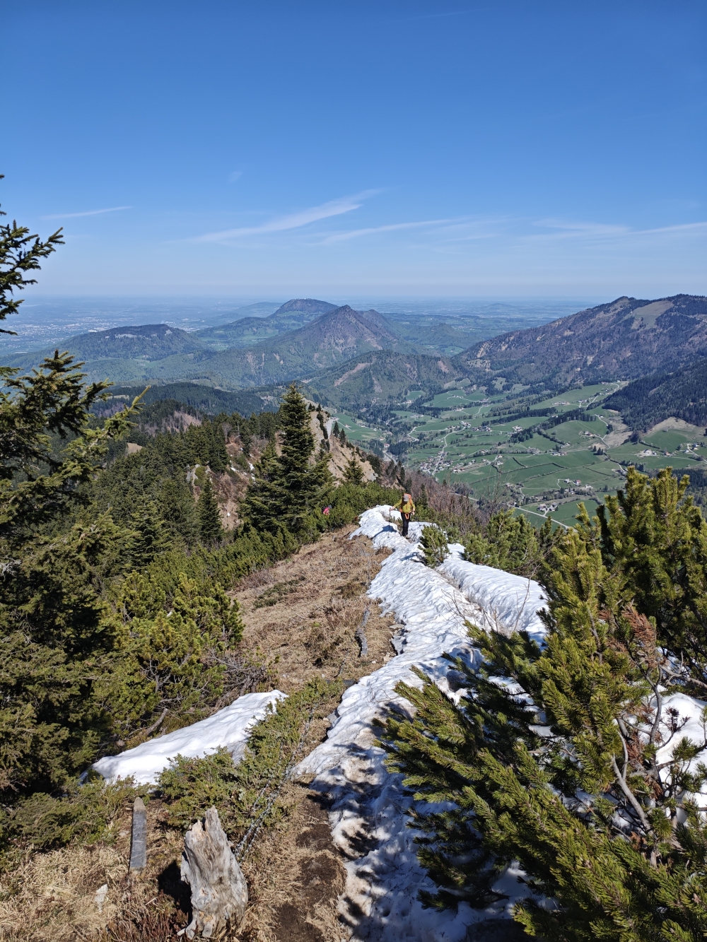 Wanderung Schlenken: Die letzten Meter zum Gipfel