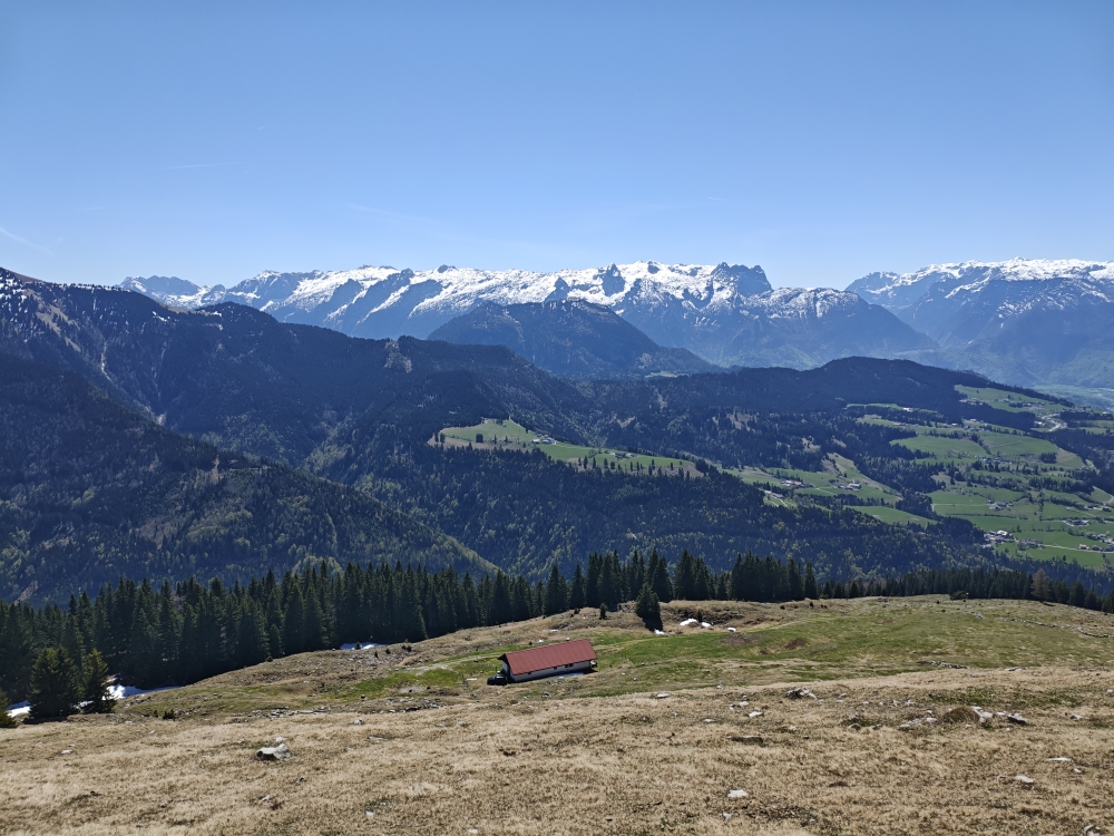 Wanderung Schmittenstein: Abstieg über die Schlenksteinalm