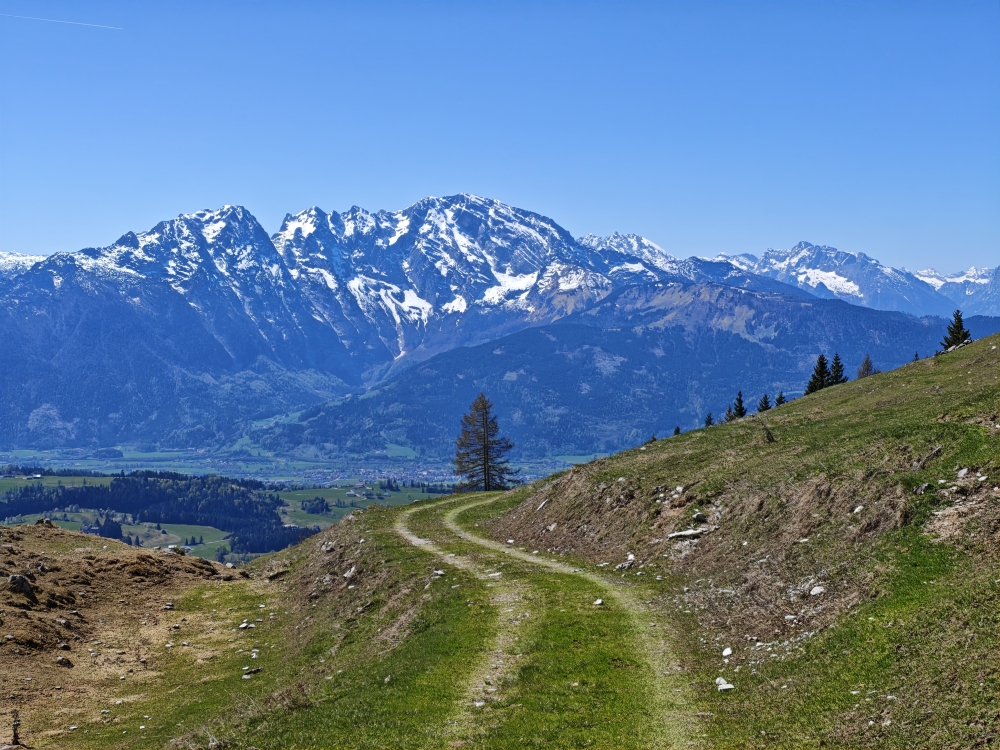 Wanderung Schmittenstein: Blick auf den Hoher Göll