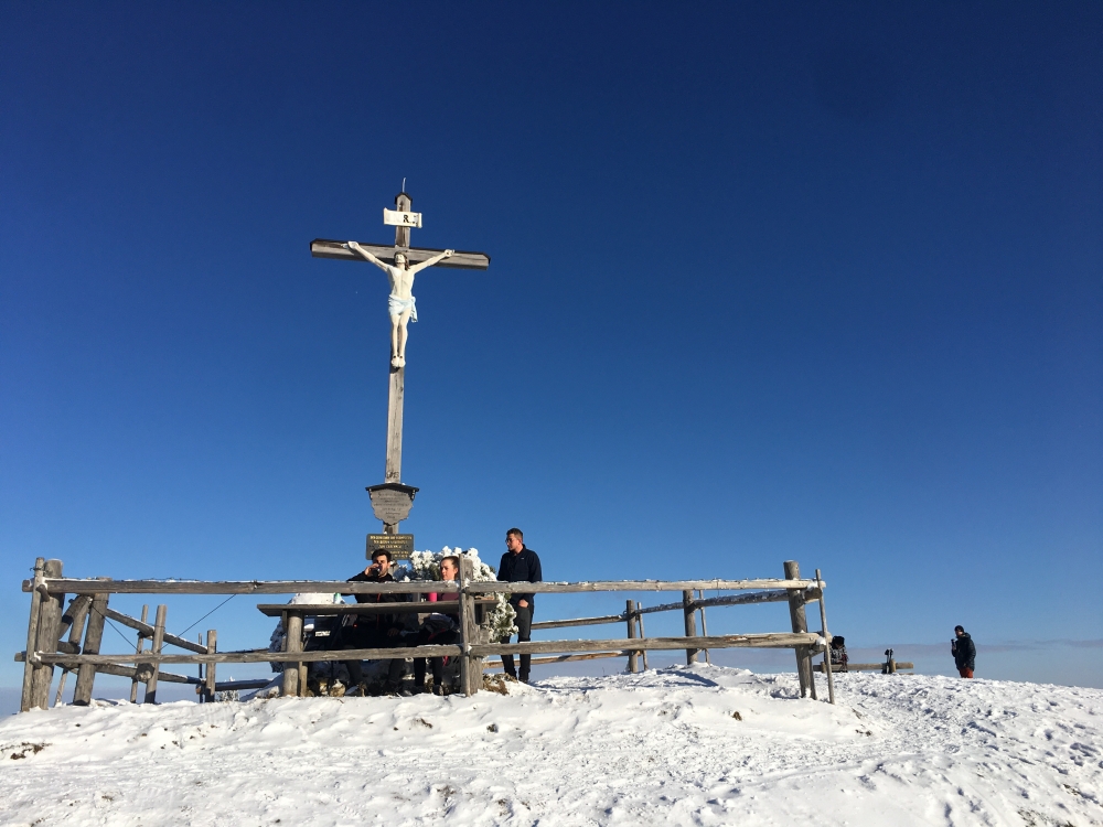 Schwarzenberg: Am Gipfel