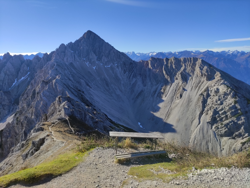 Wanderung Seefelder Spitze: Wanderung Seefelder Spitze: Blick zur Reither Spitze (Seefelder Spitze)