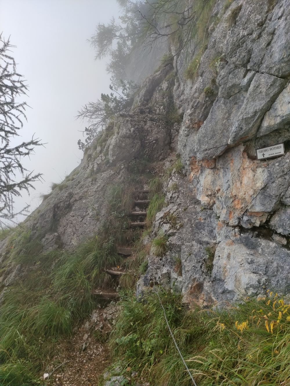 Wanderung Stadelhorn: Drahtseile und Stufen zum Reither Steinberg