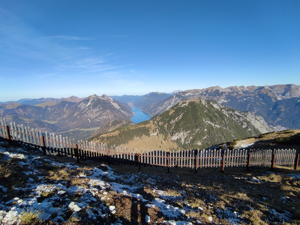 Wanderung Stanser Joch: Wanderung Stanser Joch: Blick auf den Achensee (Stanser Joch)