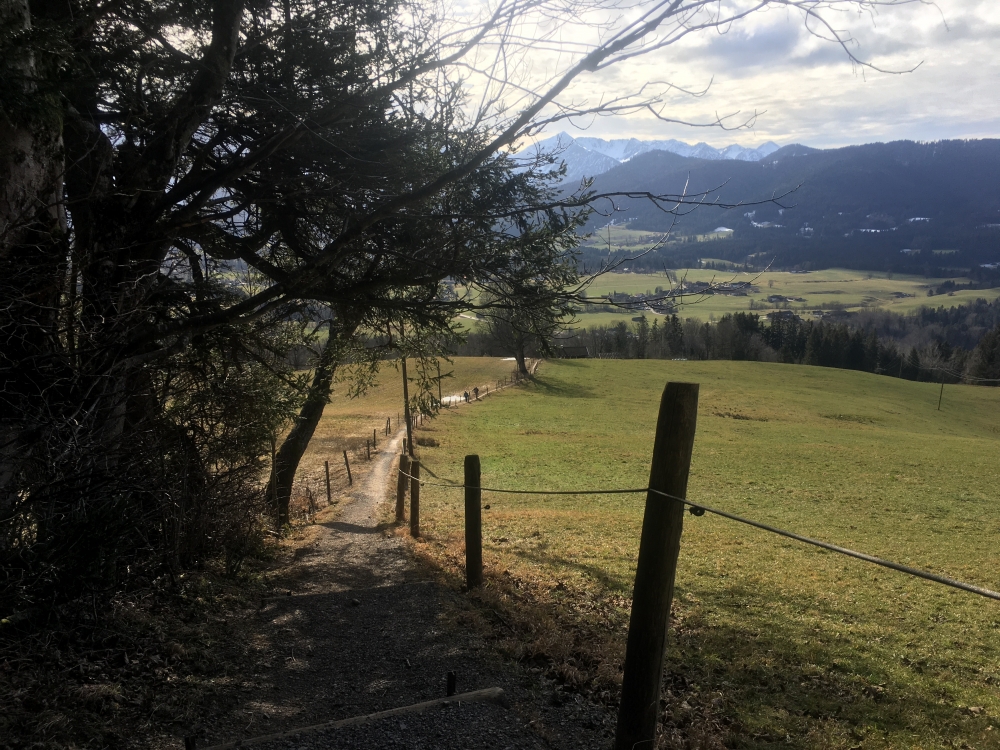 Schulparkplatz Elbach -> Schwarzenberg: Abstieg nach Elbach