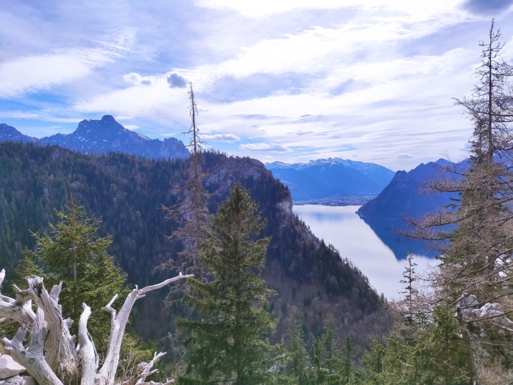 Kleiner Schönberg: Blick zum Kleiner Schönberg am Traunsee