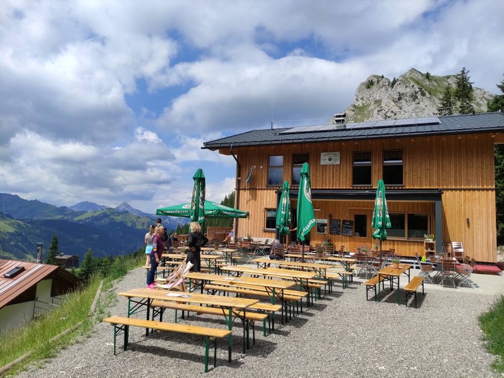 Klettersteig Gimpel: Klettersteig Gimpel: Tannheimer Hütte