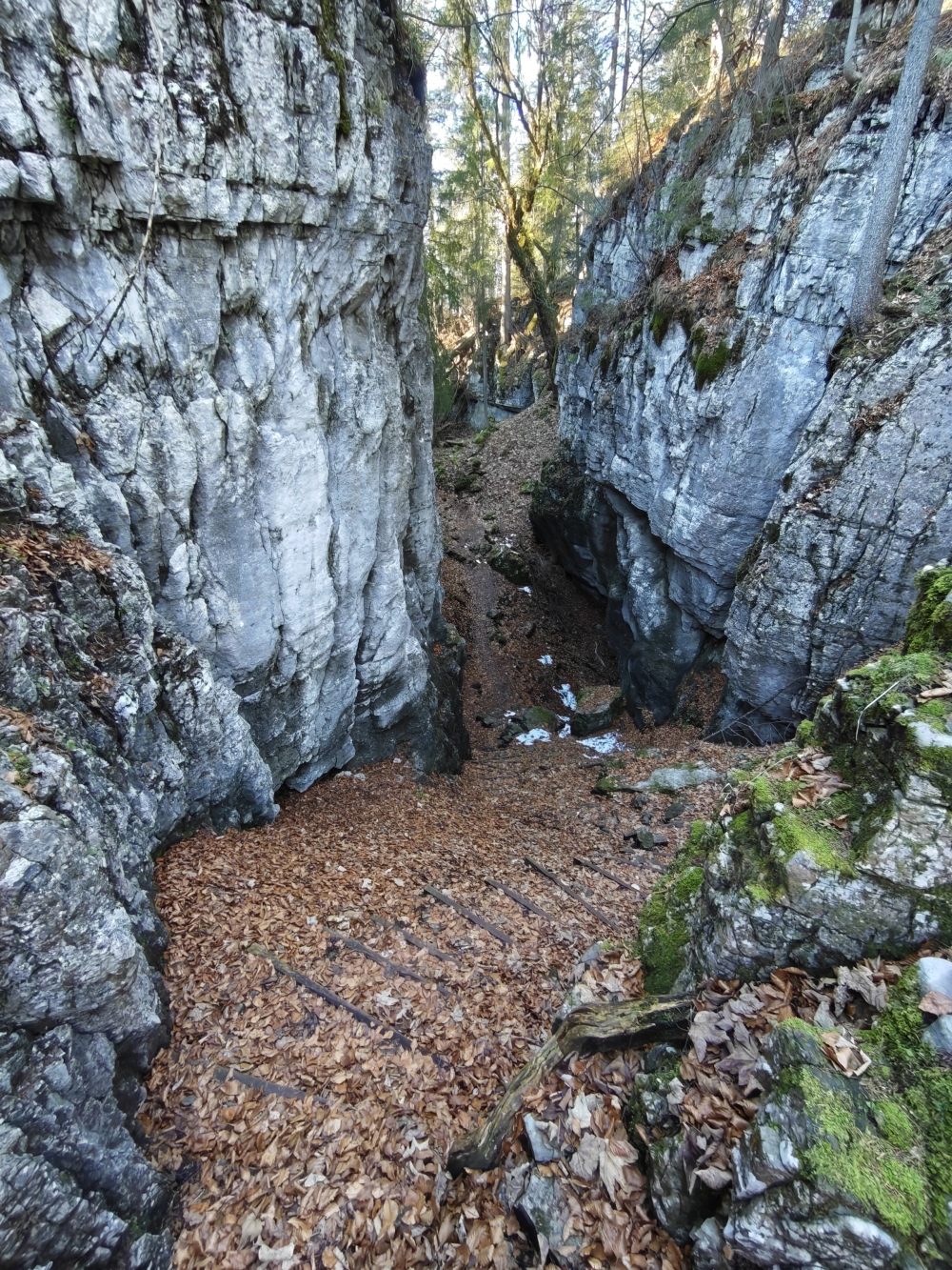 Wanderung Teufelskanzel: Teufelsgasse