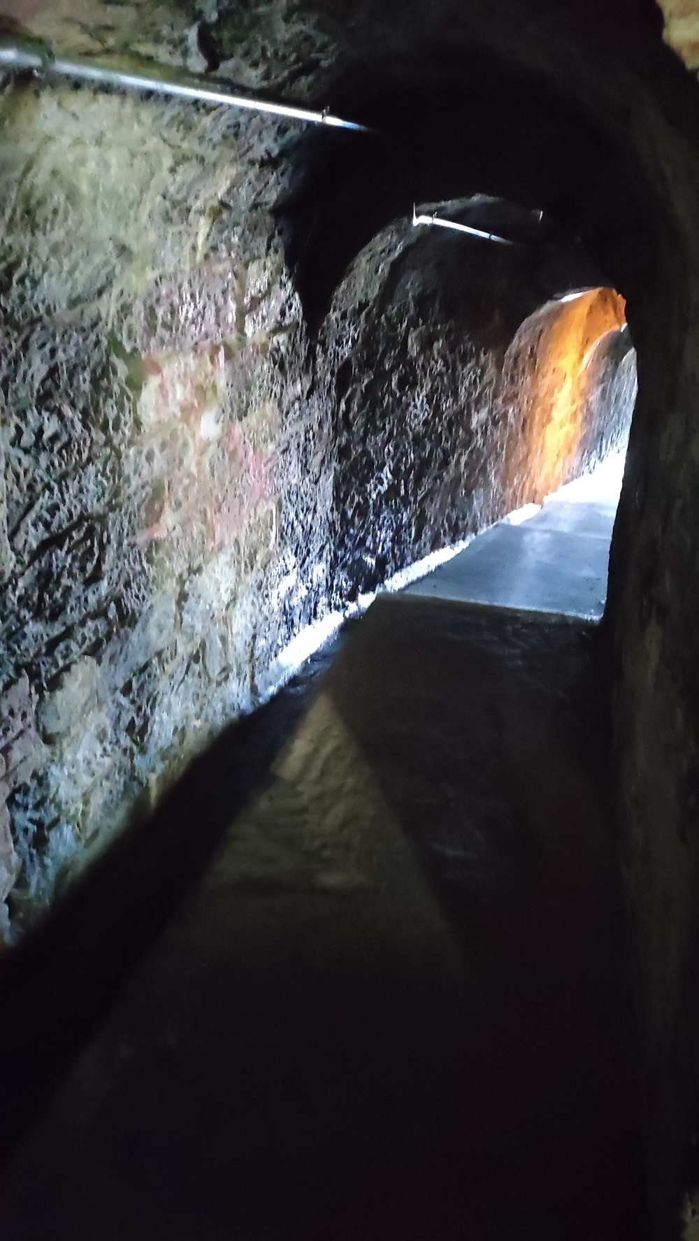 Unter dem Bahndamm hindurch (Tunnel Lungomare Canevaro)
