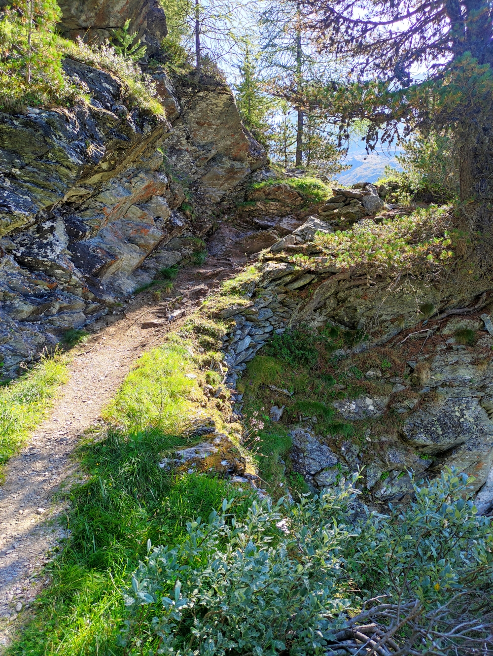 Wanderung Barrhorn: Aufstieg zur Kapelle