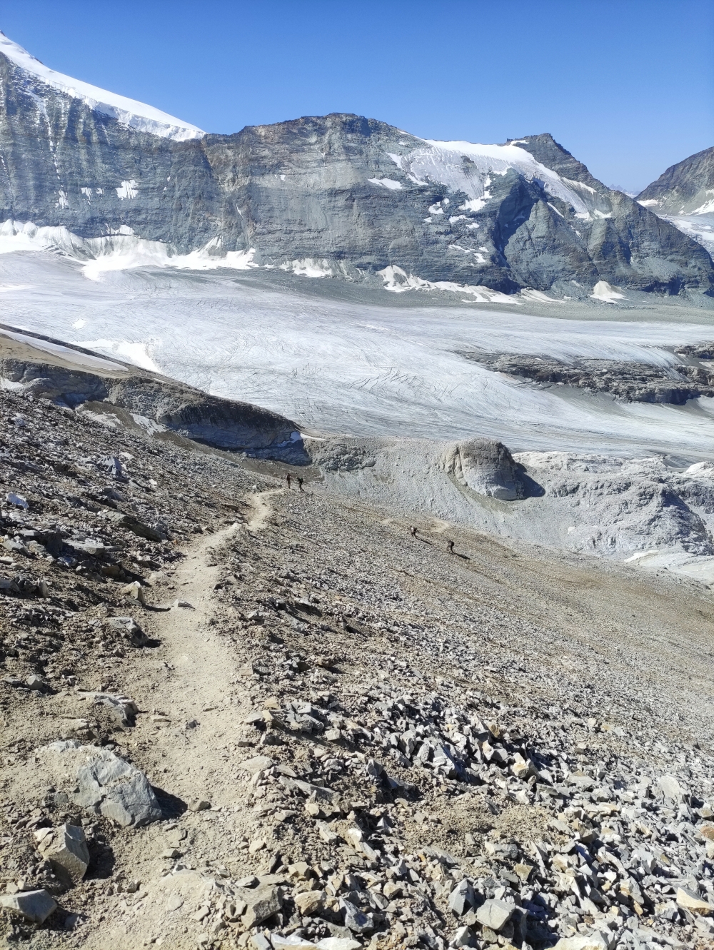 Wanderung Barrhorn: Abstieg