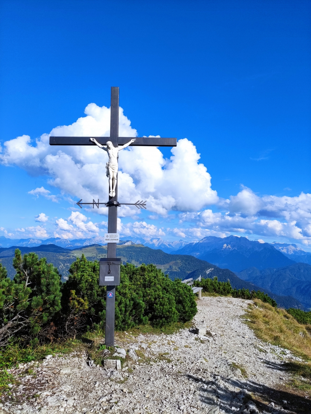 Unterberghorn: Gipfelkreuz