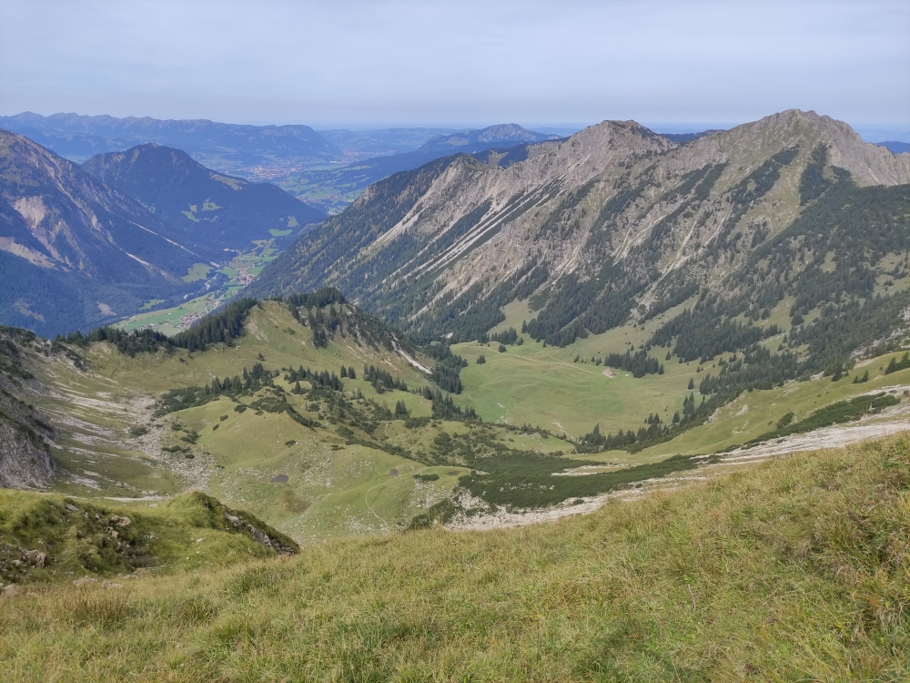 Wanderung Schrecksee vom Vilsalpsee: Wanderung Schrecksee vom Vilsalpsee: Blick zur Willersalpe (Vordere Schafwanne)