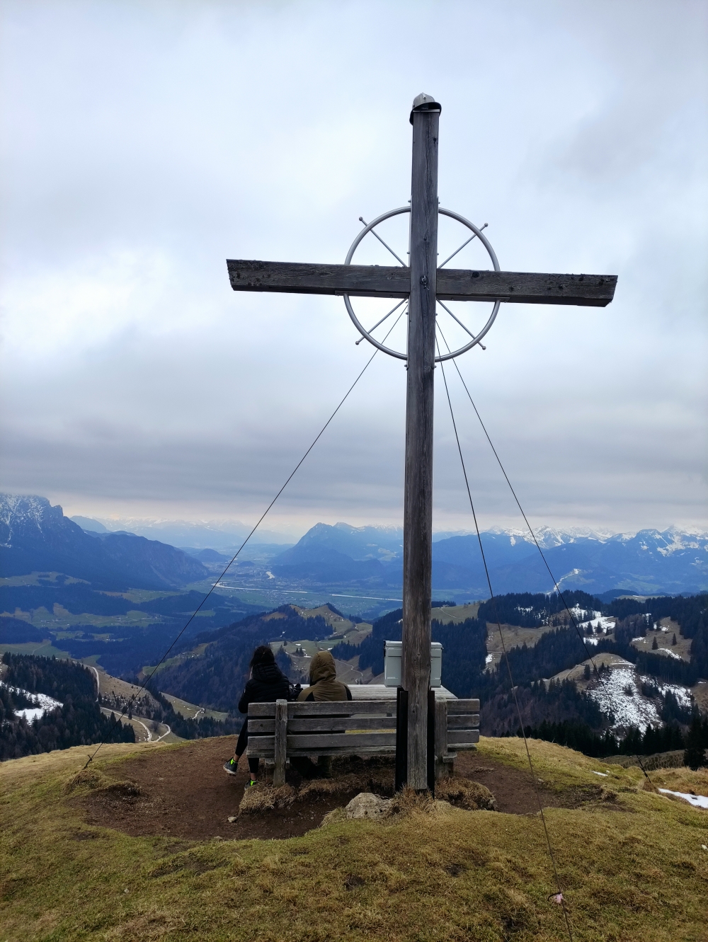 Aussicht am Gipfelkreuz (Wandberg Gipfelkreuz)