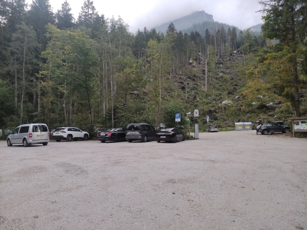 Wanderung Blaueishütte: Wanderung Blaueishütte: Wanderparkplatz