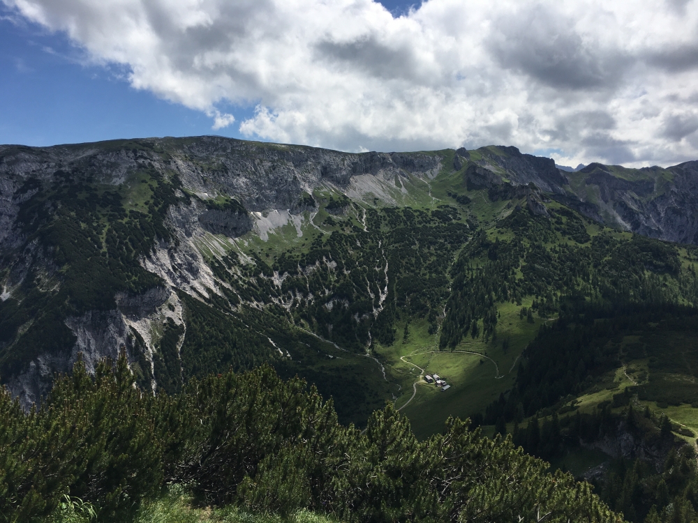 Weißenbachalm: Blick vom Bärenkopf