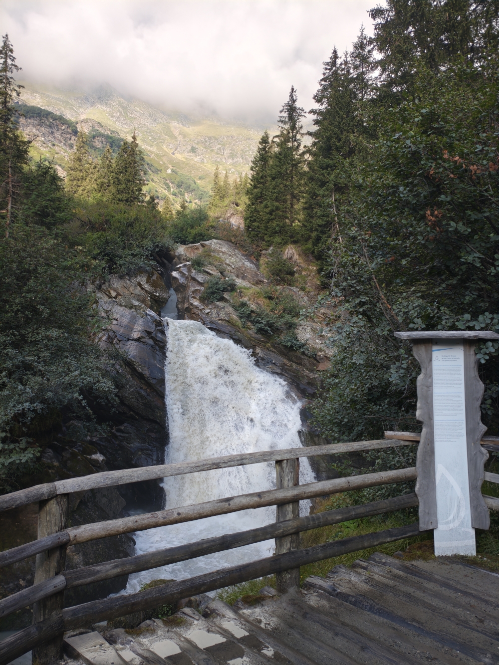 Wanderung Wilder Freiger: Wasserfall 