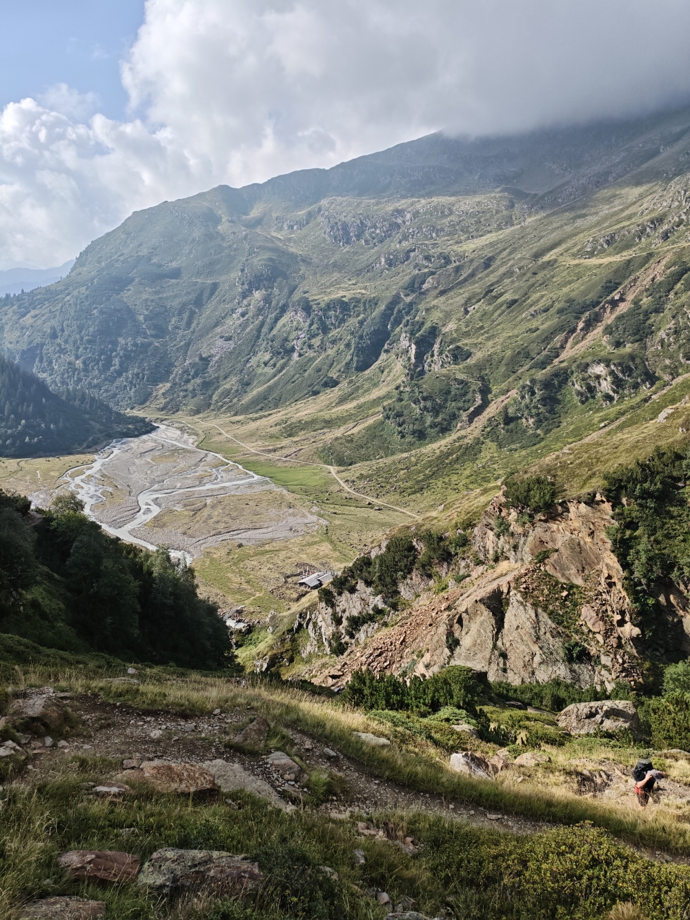 Wanderung Wilder Freiger: Über dem Aglsboden