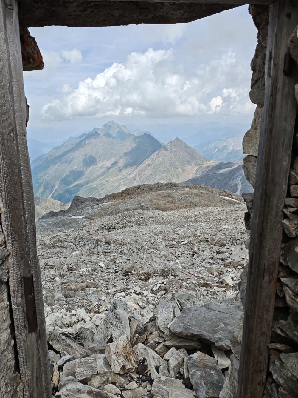 Wanderung Wilder Freiger: Abstieg über die alte Zollhütte