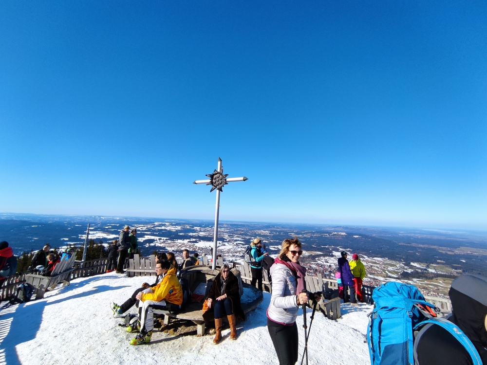 Wanderung Vorderes Hörnle: Wanderung Vorderes Hörnle: Gipfelkreuz (Zeitberg)