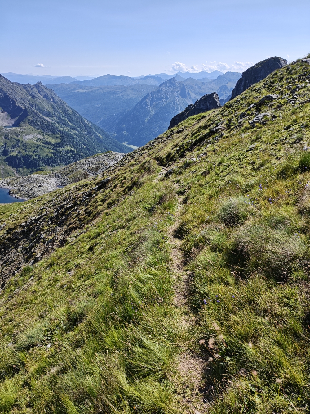 Wanderung Zinkwand: Blick nach Süden ins Weißpriachtal