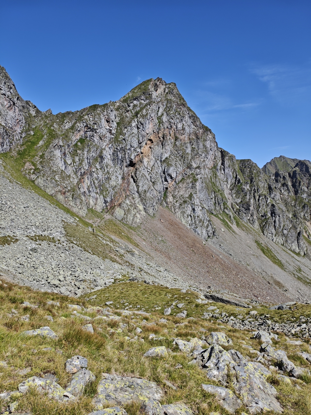 Wanderung Zinkwand: Blick über die ehemaligen Kappenhäuser zum Zinkwandstollen