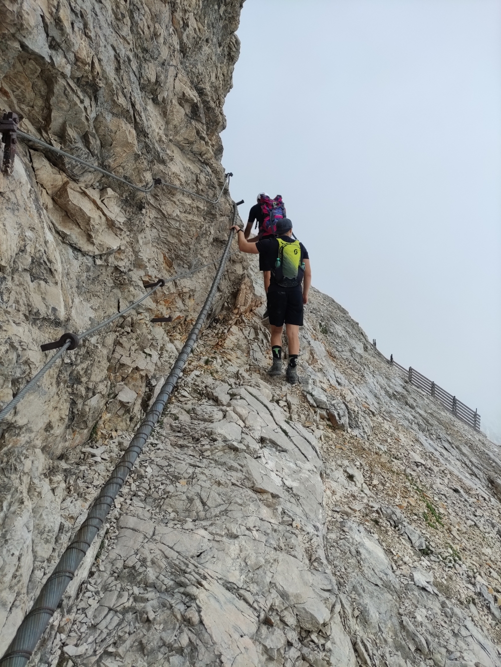 Wanderung Zugspitze über Gatterl: Aufstieg im oberen Teil