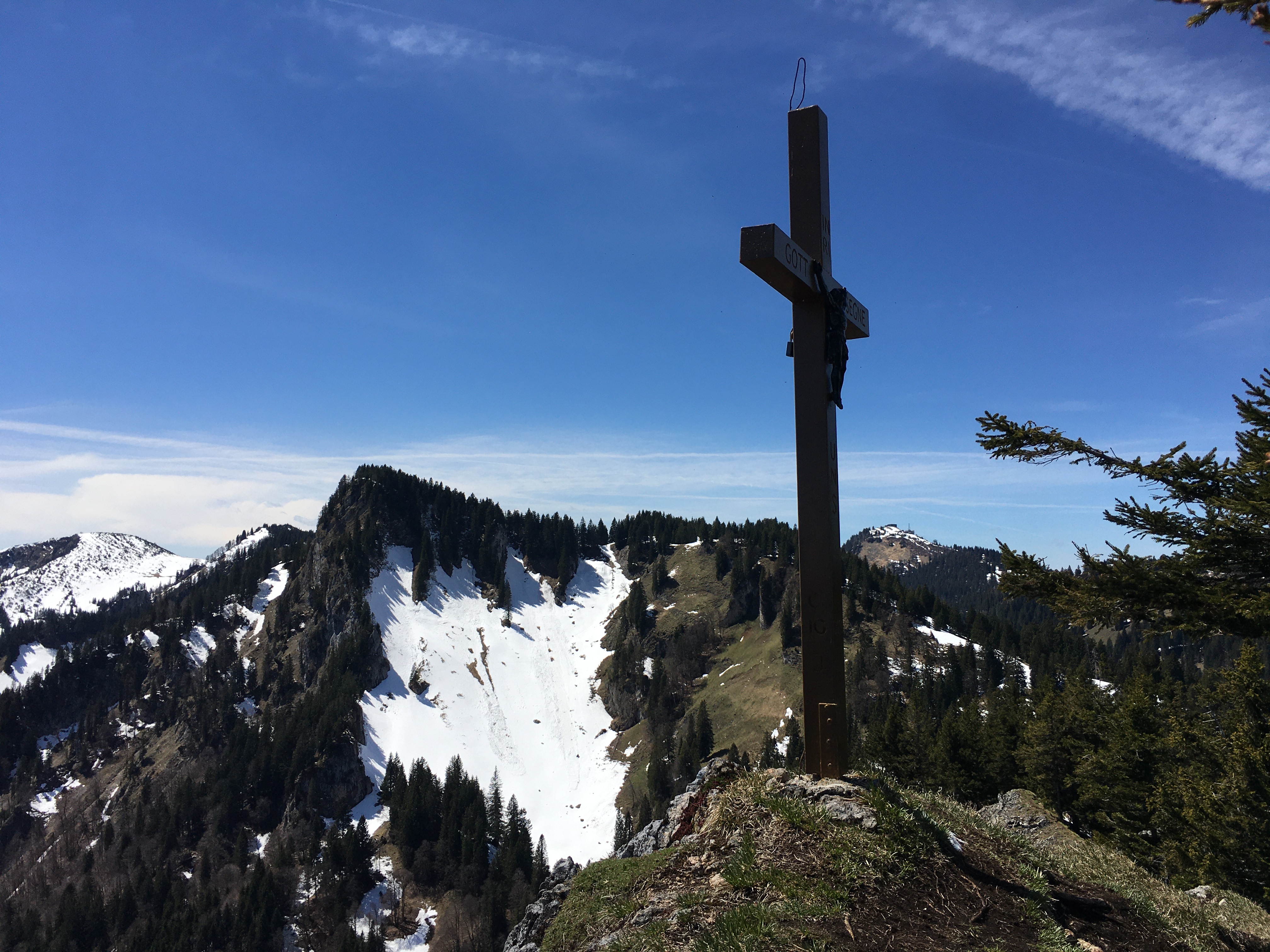 Gipfelkreuz Zellerwand vor dem Heuraffelkopf,Foto: 
