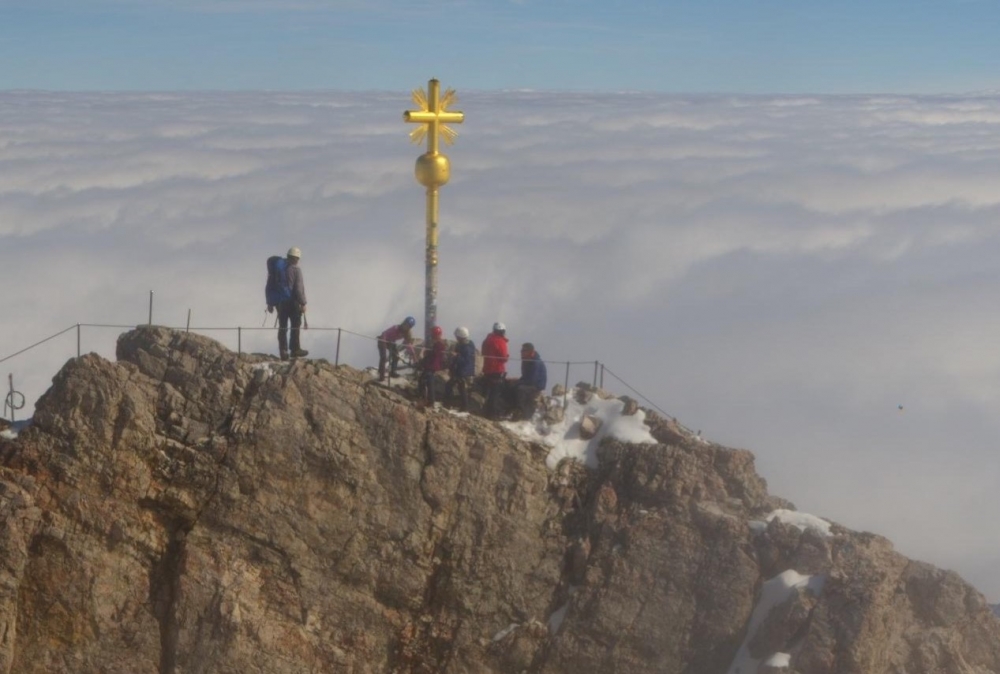 Gipfelkreuz Zugspitze,Foto: 